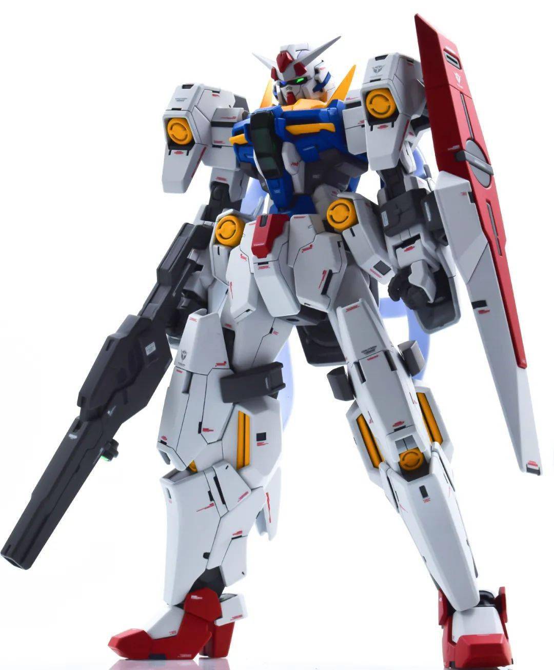 干净得不像话,审判女神高达小改涂装制作_公众_@tame_模型