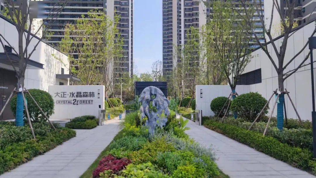 大正水晶森林二期提前交付,米宅验房实探!_景观_绿化_品质
