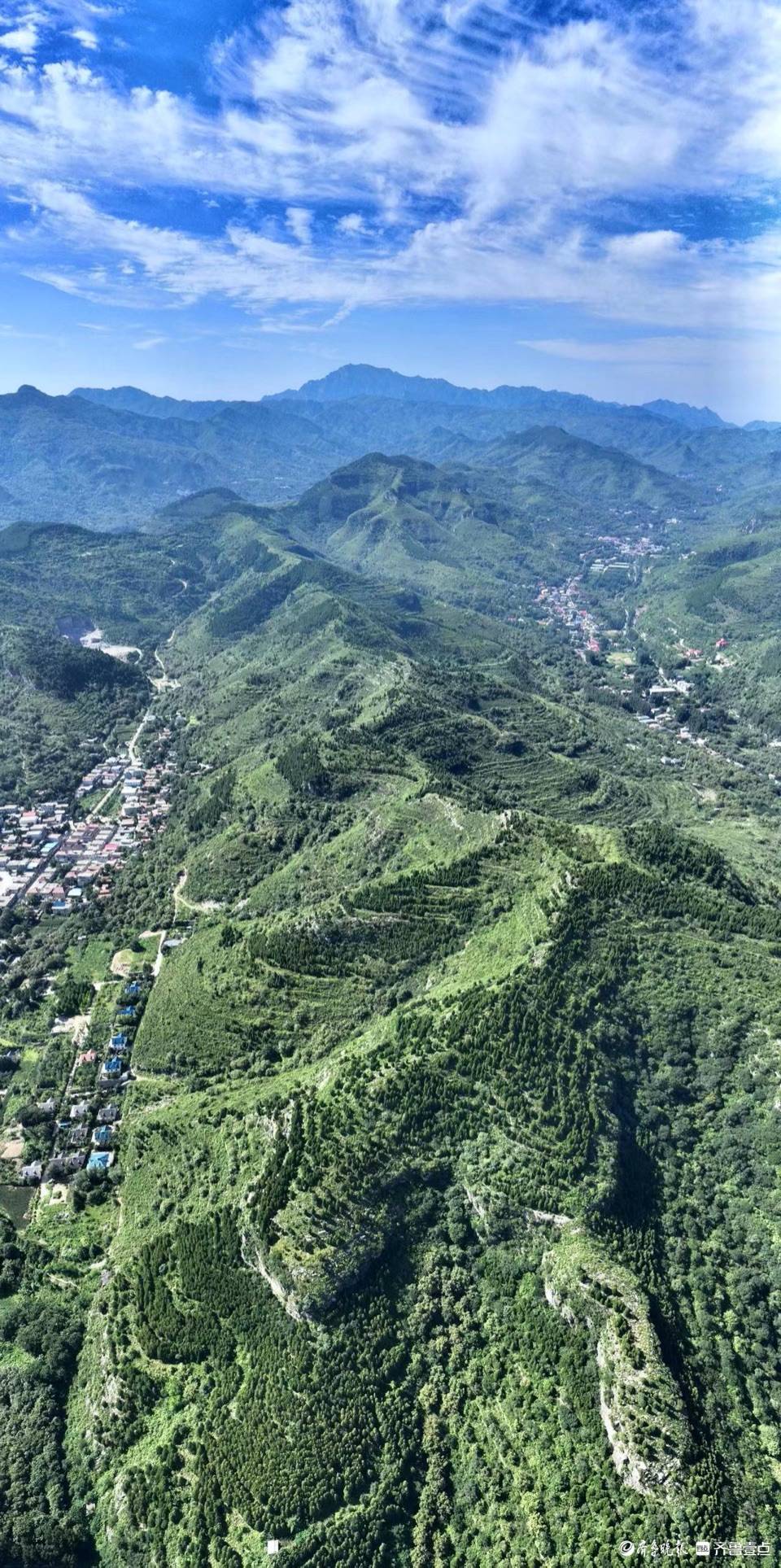 不一样的视角,航拍南部山区玉水画廊_济南_平松