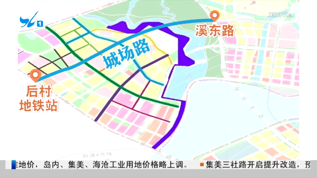 翔安溪东路路线规划图图片