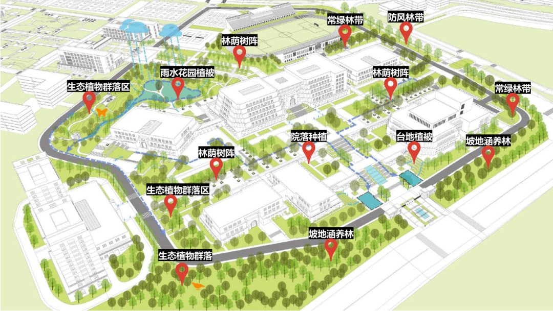 延安大学新校区平面图图片