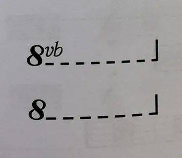 【干货】五线谱上的常用记号,钢琴初学者必备!_八度_乐谱_后台