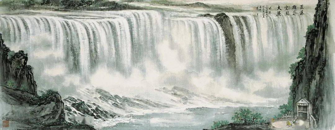 陈大章先生的山水画:大势磅礴气韵生动,美_作品_国画_创作