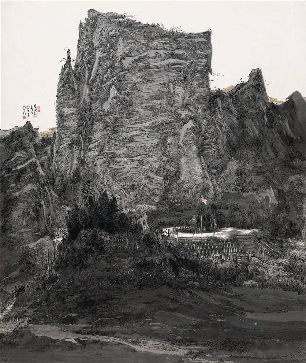 谭老师为你介绍全国美术学院山水画作品_cm_中国画_吉林