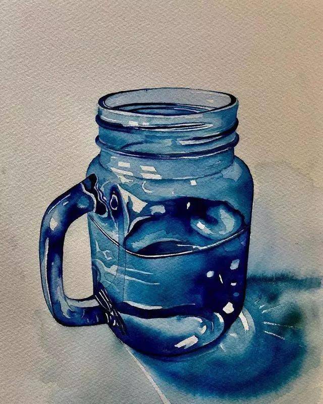 这些水彩玻璃爱了爱了,太棒了