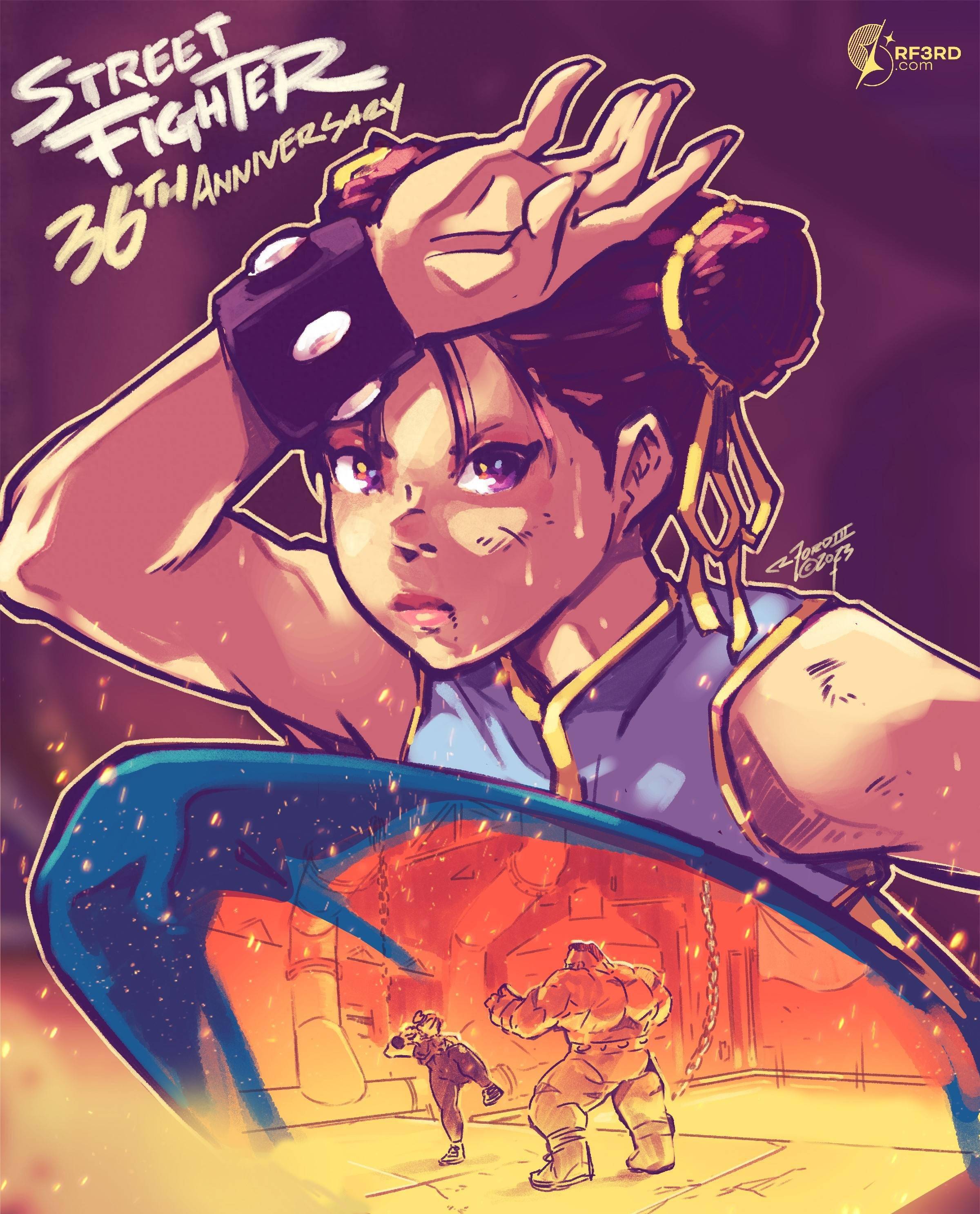 《街头霸王》系列发售36周年 官方纪念插画公布_卡普空_后续_作品