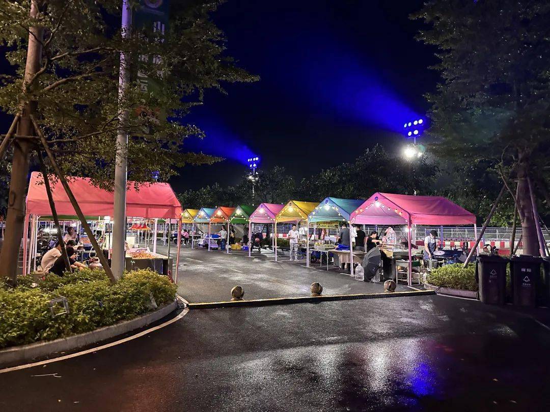 清远奥体夜市开张了_消费_夜间_集聚