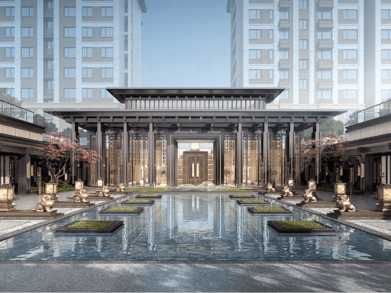 济南市章丘经十东路三盛璞悦府 户型面积128~204㎡_社区_别墅_电梯