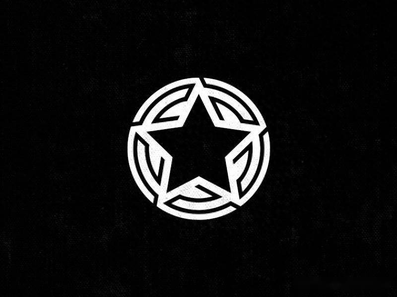 星光璀璨,星星元素logo欣赏