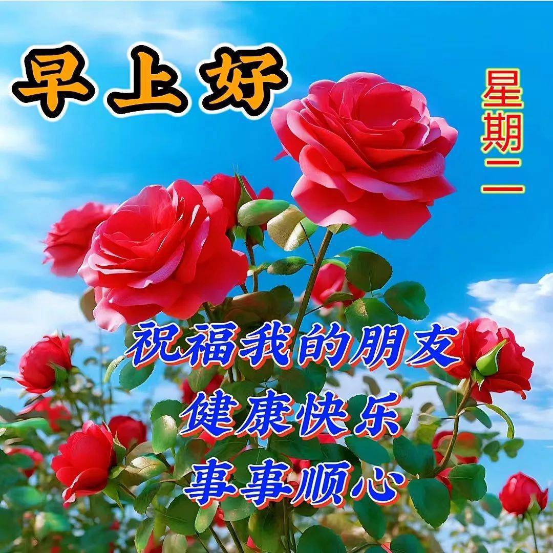 精选早安温馨祝福图片带问候语