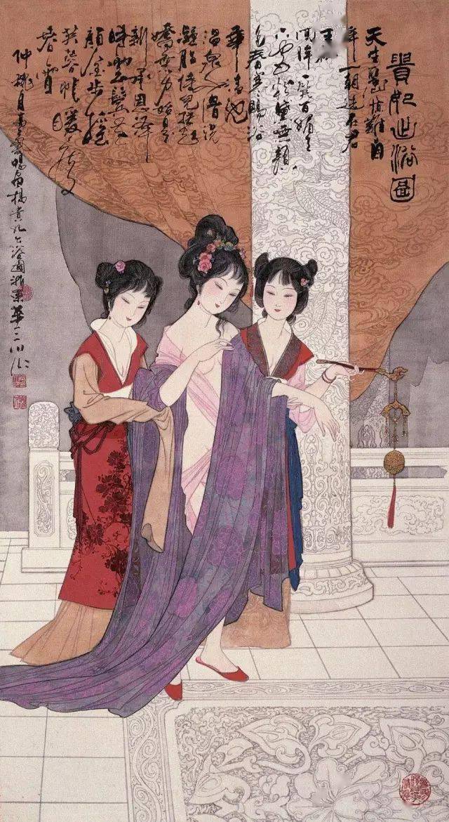 八雅轩丨【八雅丹青】 画美人的一对父子画家,美极了!