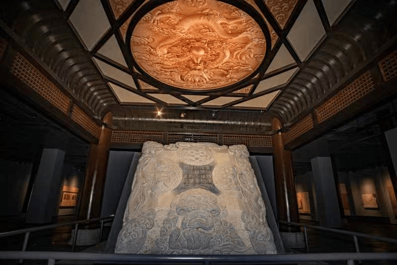 何弘敬墓志铭,1973年11月出土于大名县"万堤古墓群",形制巨大,志石