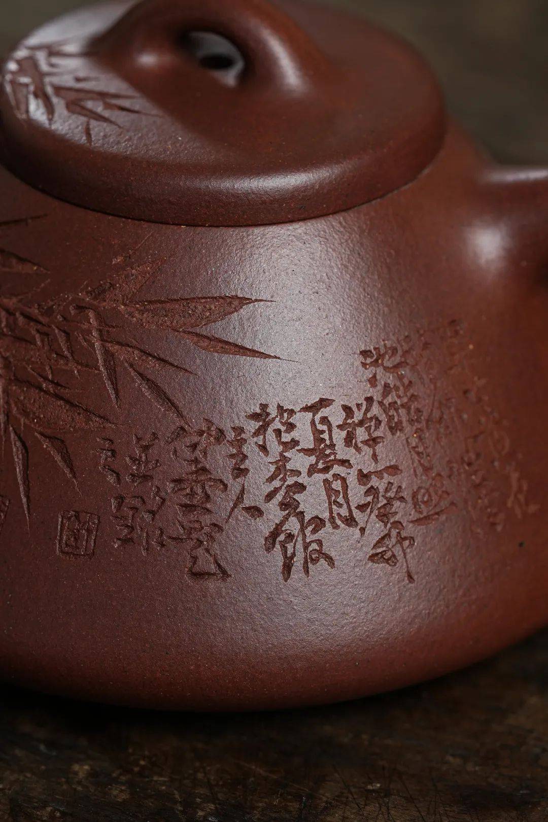 【隽器】— 蒋祎杰 制 黄松刻绘· 子冶石瓢_紫砂_作品_造型