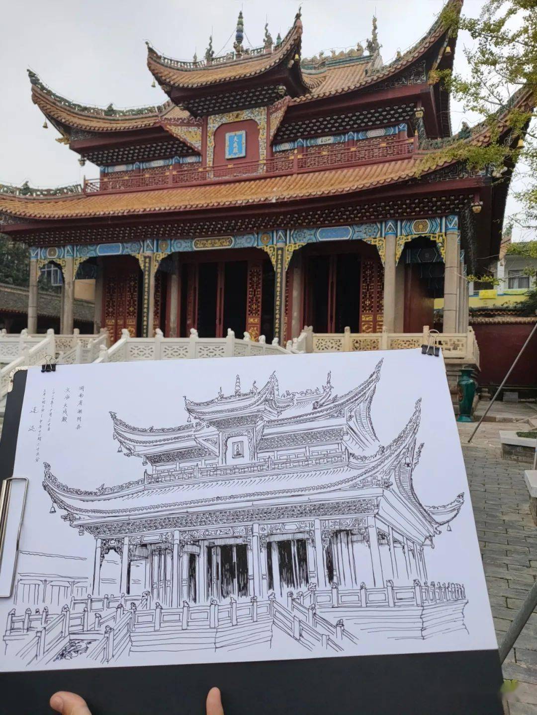 在这本书里不但有我大量的山西古建筑写生作品,同时还收纳了陕西,河北