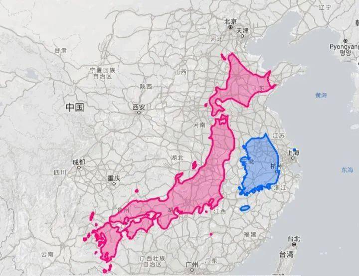 独特视角看地图 南海有多大?日本很小吗?