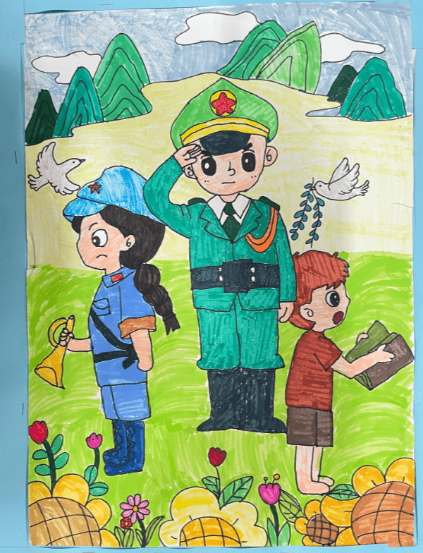 学生代表还朗诵了《少年中国说》,铿锵有力的朗诵声,向全体师生表达了