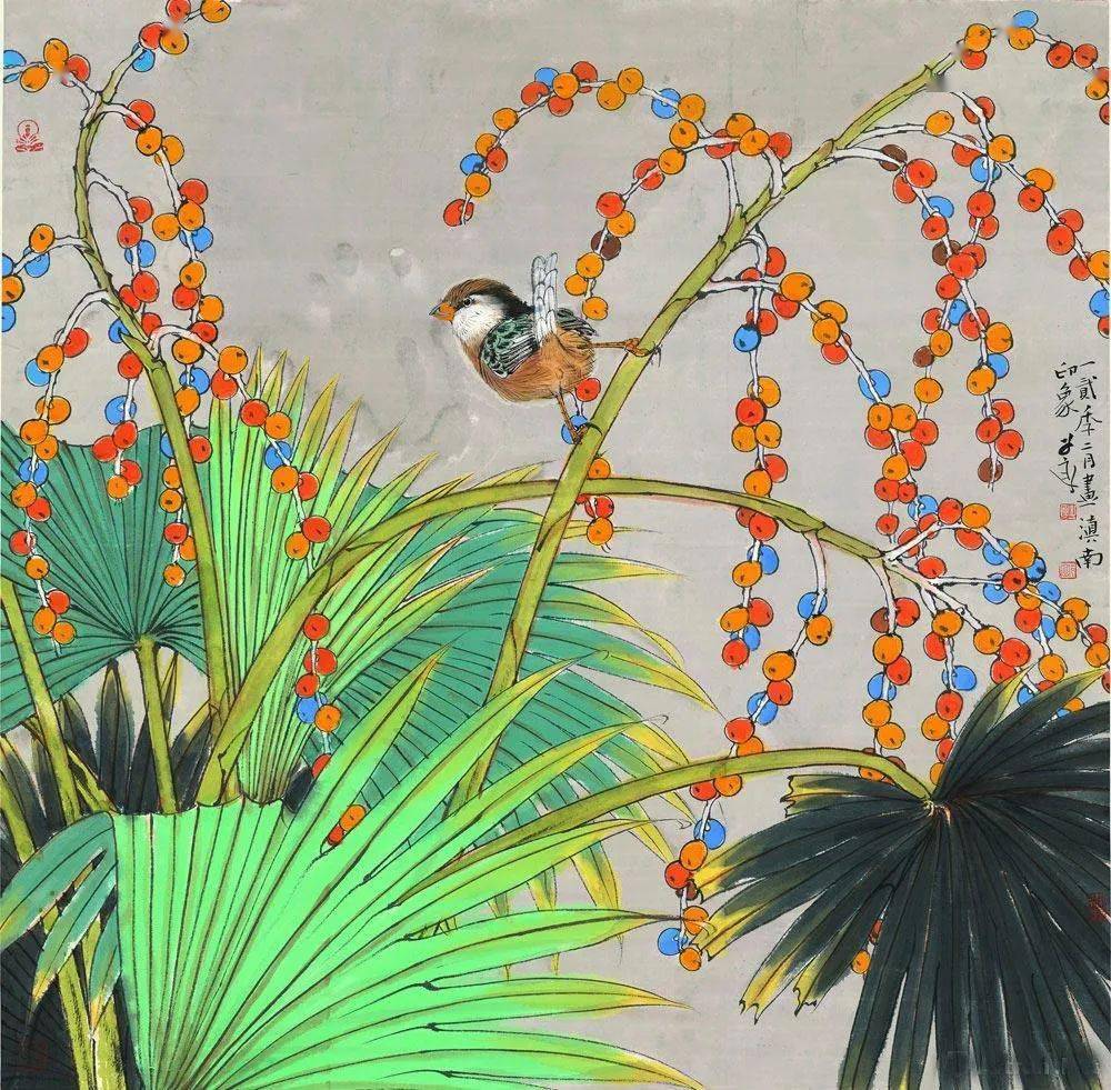 【艺术世界】郭子良:花开正浓,一种饱满的生命状态_色彩_中国画系