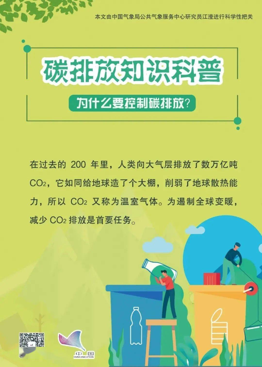 戳下图,带你解密!关于碳排放的种种疑问……为什么要控制碳排放?