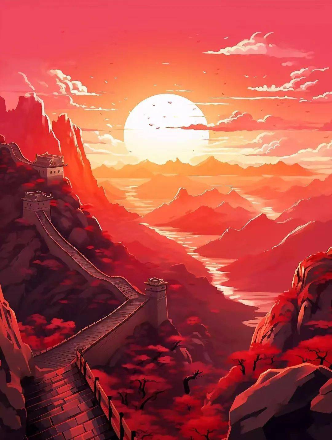 国庆文案,红遍整个朋友圈_山河_盛世_华夏