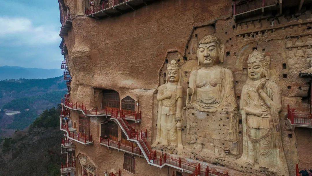 西北小江南,又用中式审美暴击我_泥塑_麦积山石窟_大佛