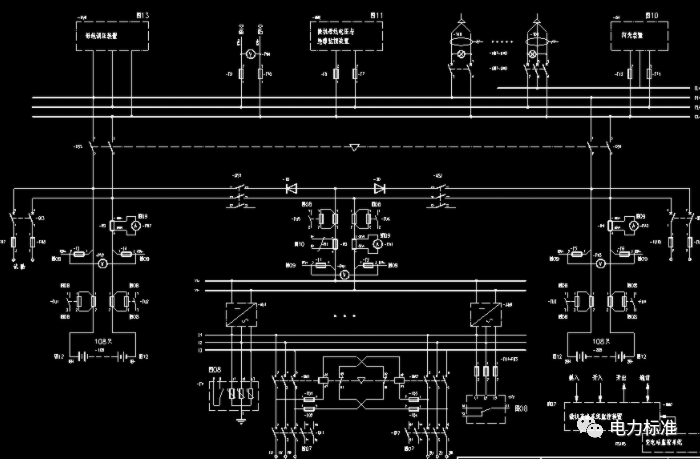 cad图集110kv变电站主变继电保护原理图110kv变电站主变继电保护原理