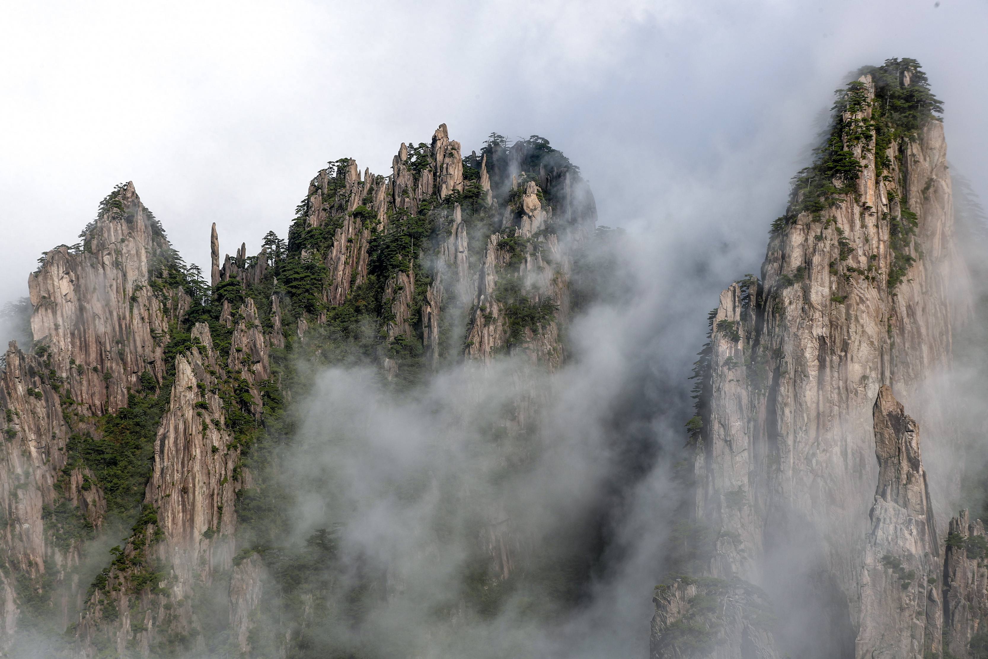 黄山云海奇观图片