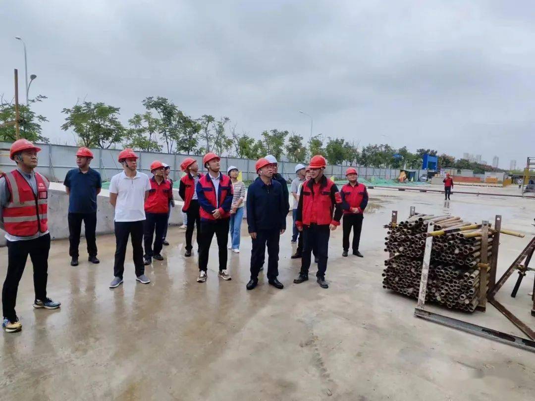 【三宁资讯】殷银华到武汉研发基地建设现场调研_项目_公司_施工