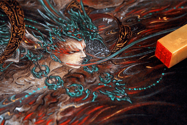 90后插画师,爆改山海经,笔下妖魔个个都美成了天仙,看完我每幅都! 想!