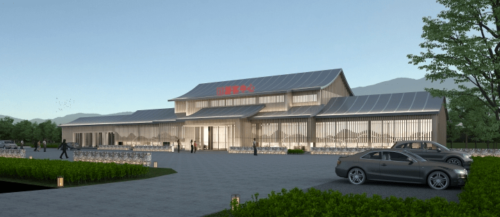 过去,该游客中心所在建筑的立面朴素老旧,整体设计简陋,造型缺乏地域