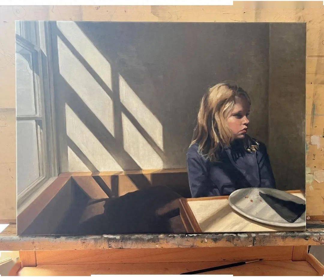 绘画中的平衡感,丽贝卡·霍尔顿作品欣赏