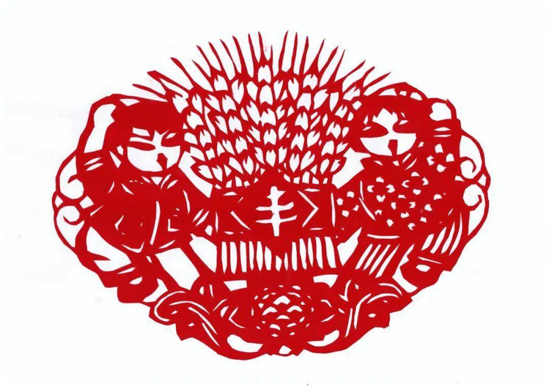 【庆丰收 促和美】剪纸"秀"幸福_赵丹丹_作品_中国