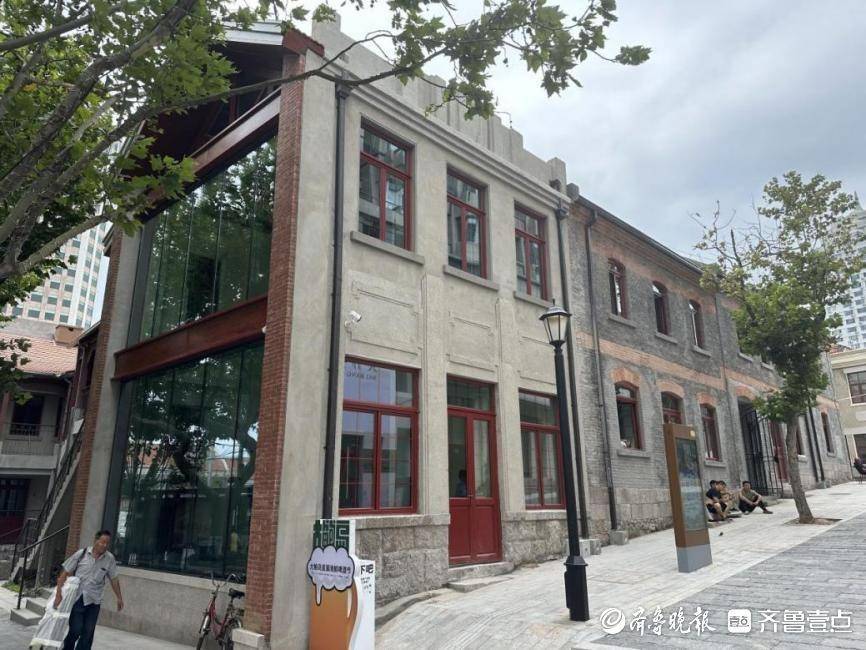 地铁1号线中山路站风貌建筑修缮工程即将交付_青岛_建设_历史城区