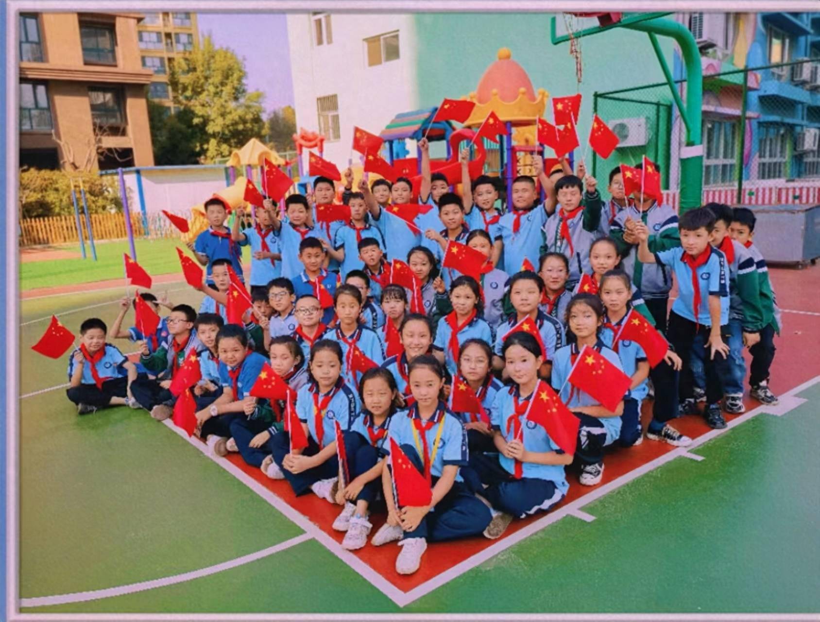 活动定格了南小学子靓丽的青春笑容