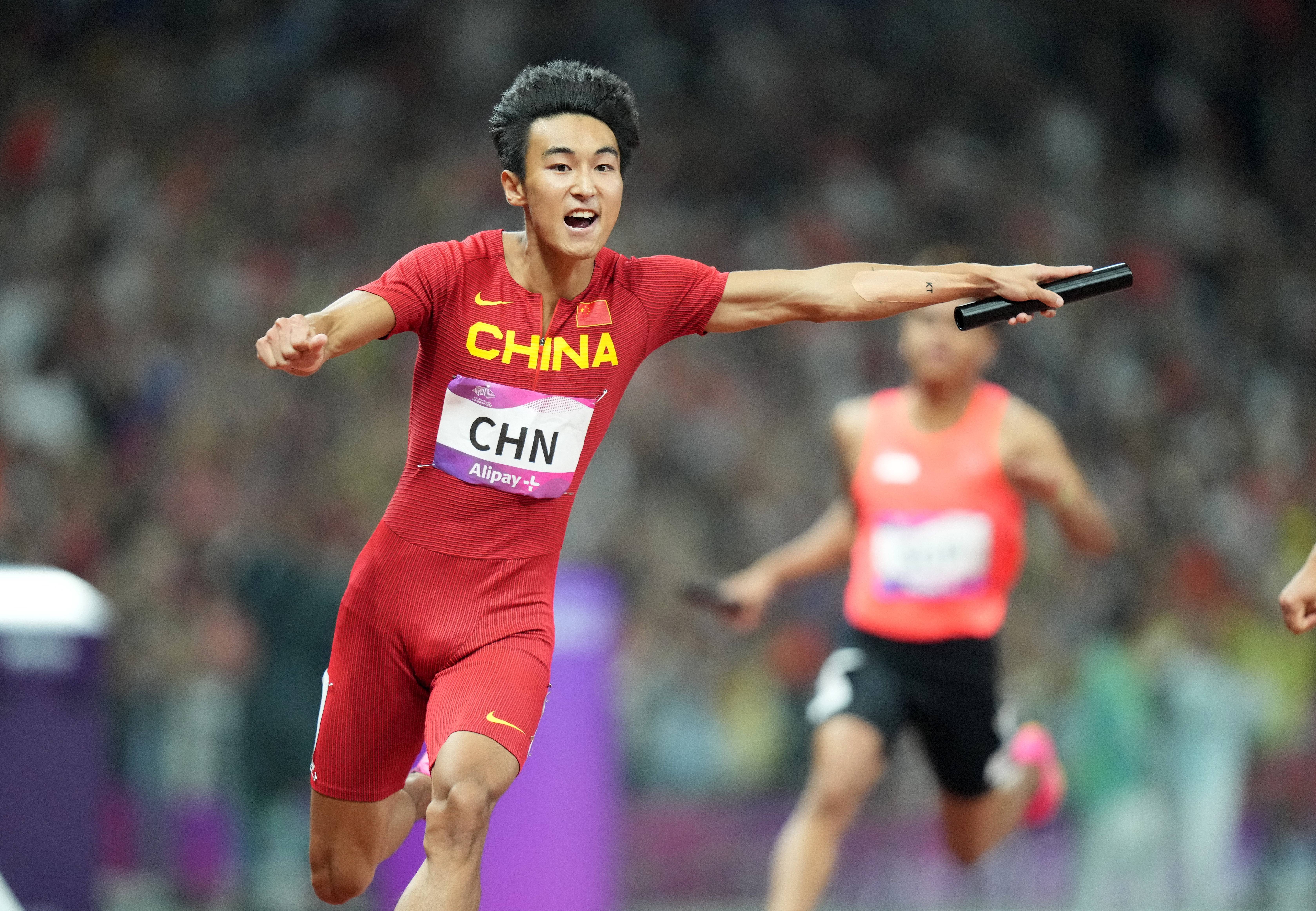 (杭州亚运会)田径——男子4x100米接力决赛赛况