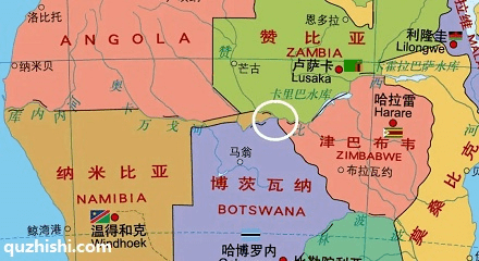 世界上最短的边界在哪儿?_四国_国家_地图