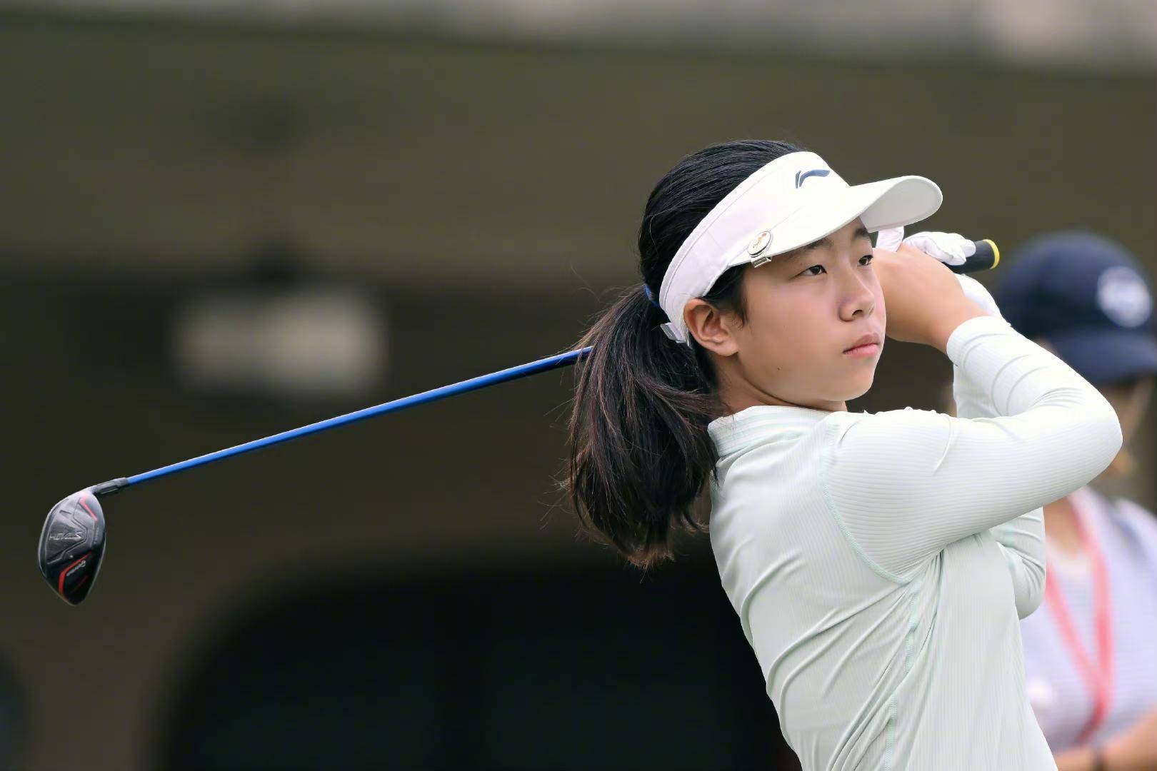 刘国梁女儿刘宇婕完成高尔夫lpga首秀:努力往上冲就好了