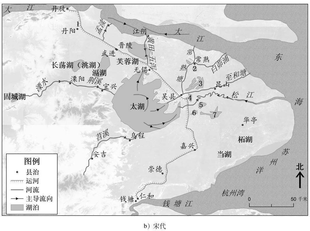 太湖流域地形图片