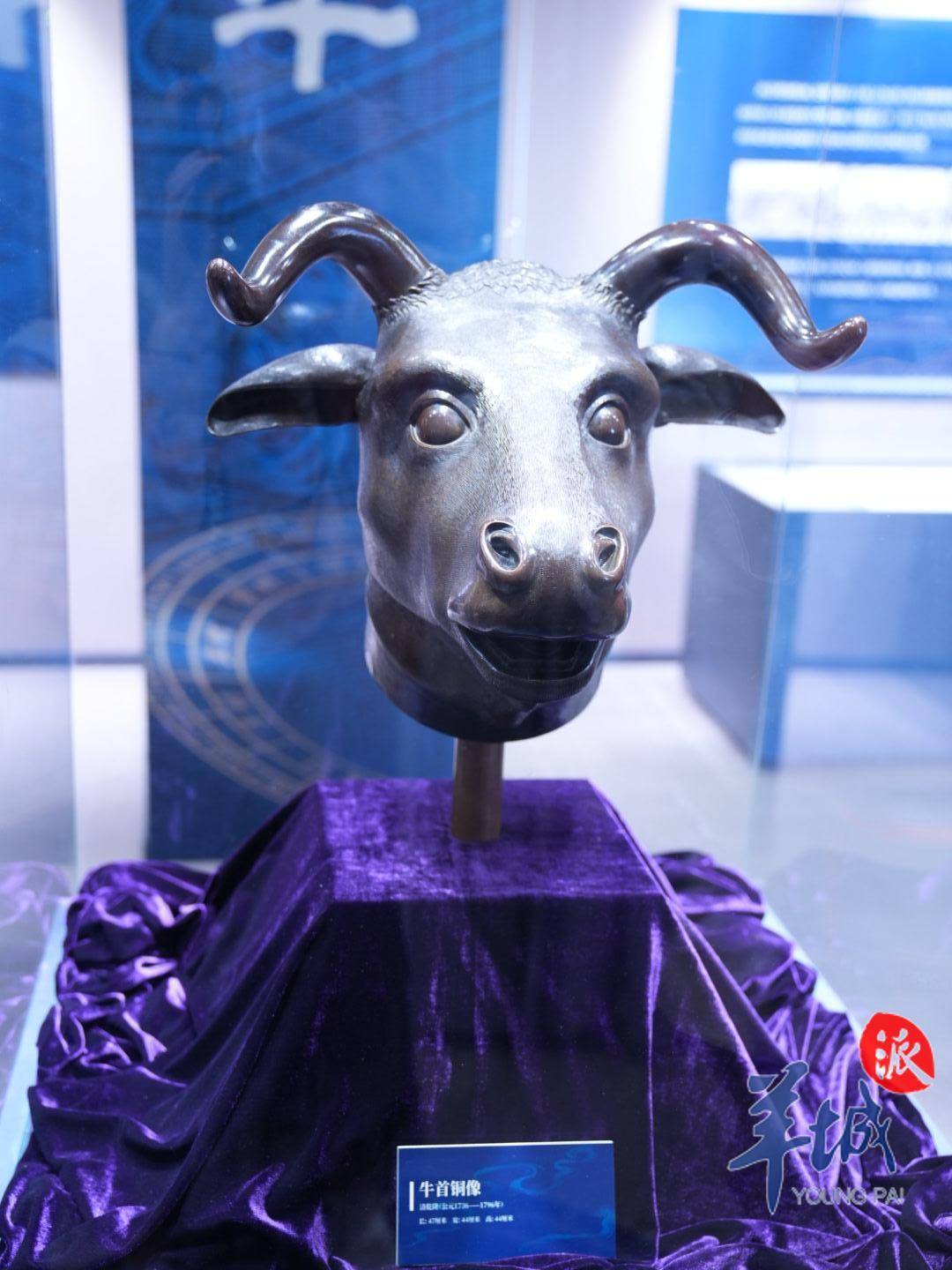 一睹五兽首重聚圆明园_马首_铜像_喷泉