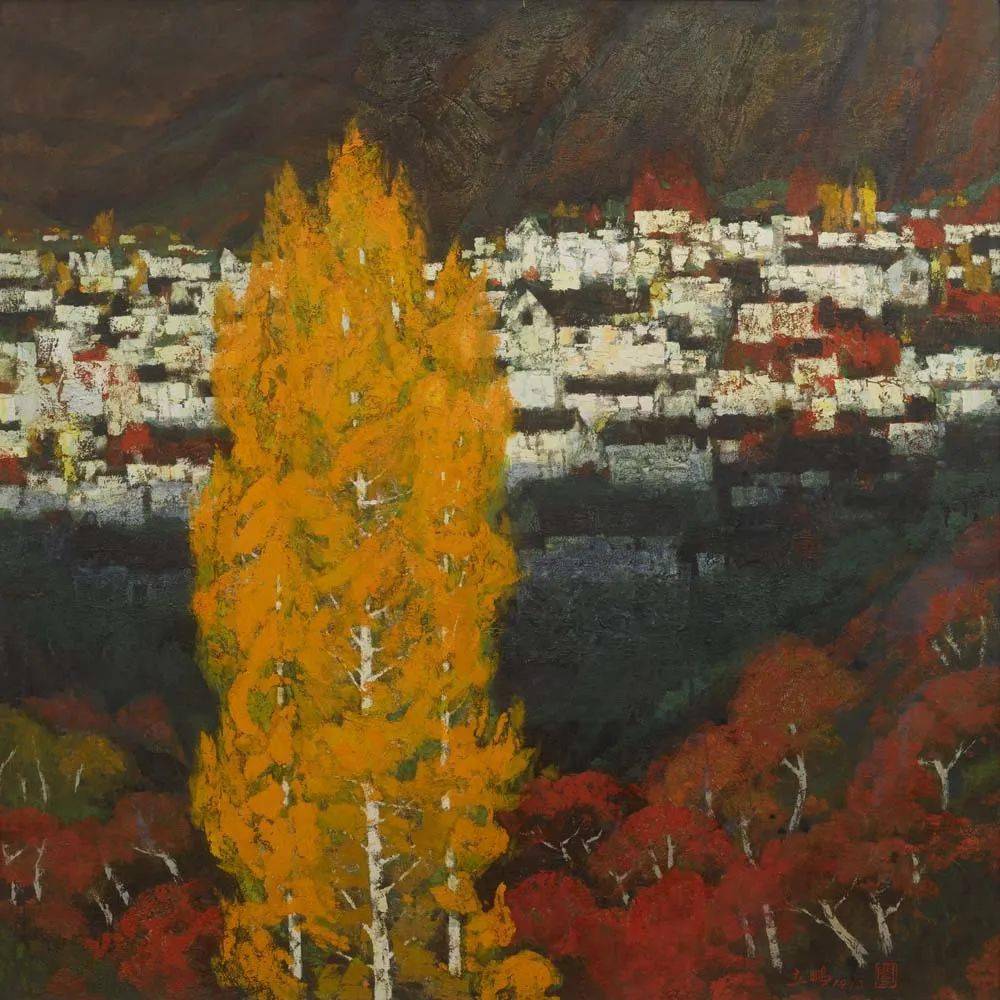 《心中的国际歌——闻立鹏绘画中的纪念碑意象》展览开展_油画_cm_馆