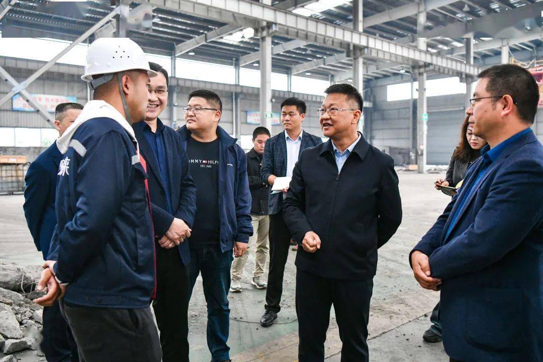 罗成调研重庆友利森汽车科技有限公司.