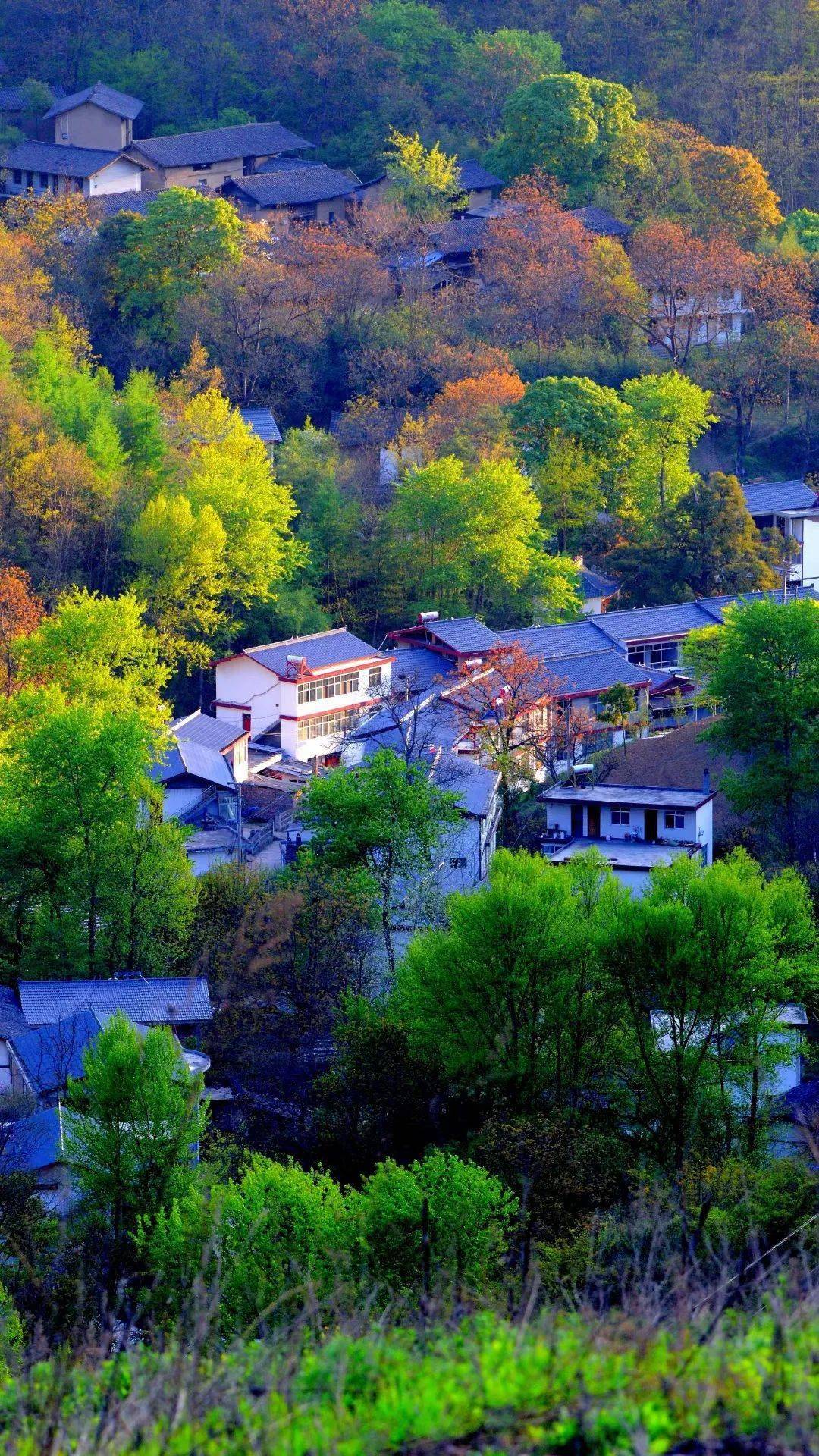 山村美景幽静图片