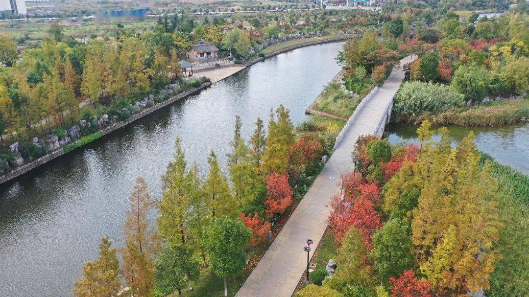 曲靖这个公园好漂亮呀!趁着天气热乎,赶紧来玩_西河_步道_秋景