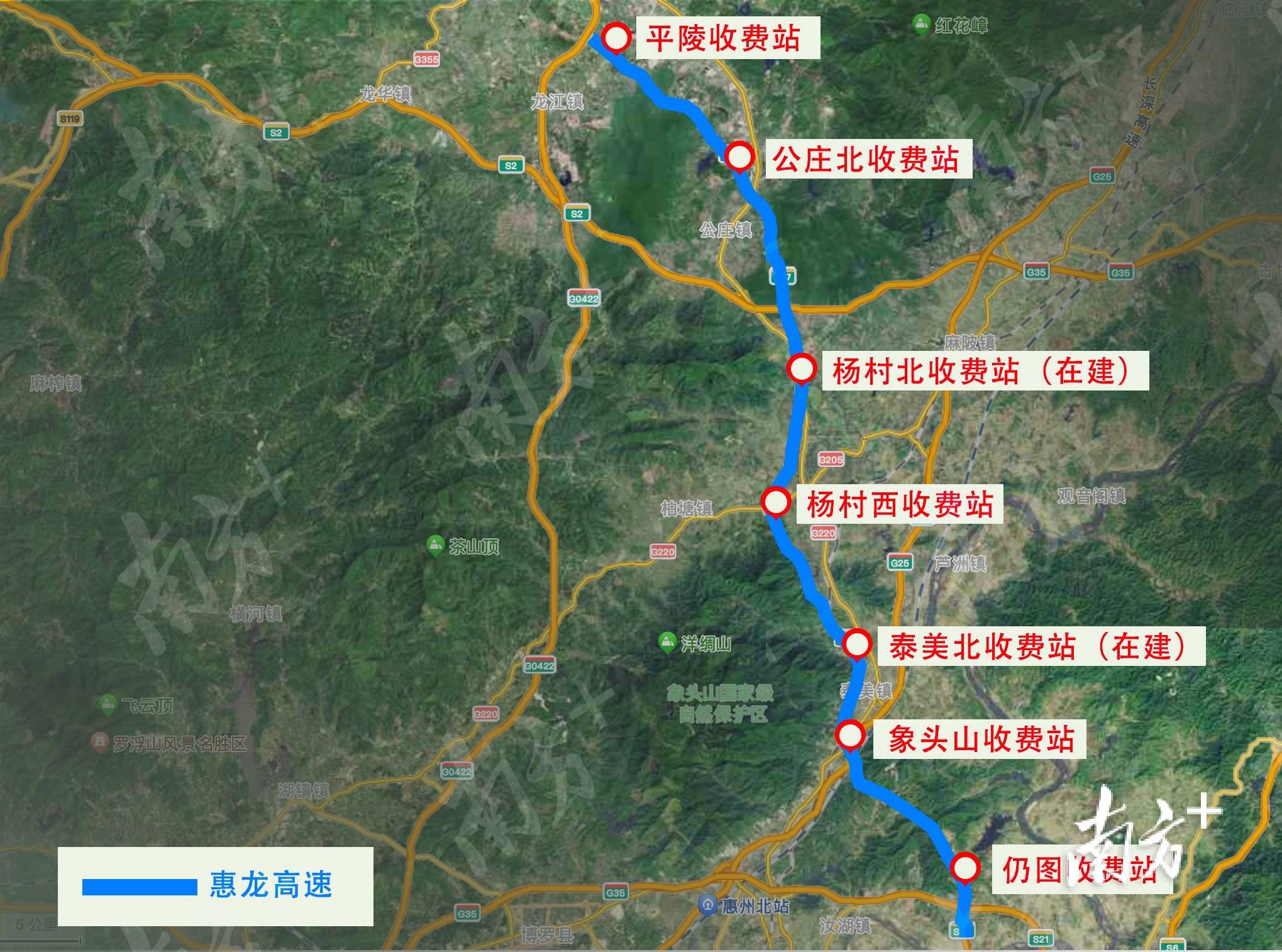 惠阳新龙大道线路图图片