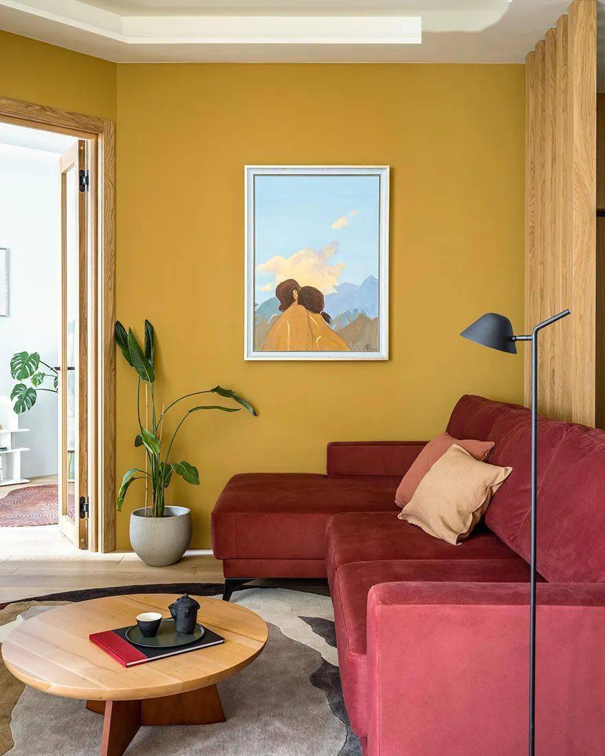 74㎡,两个人的空间,温暖舒适!_客厅_客房_微信