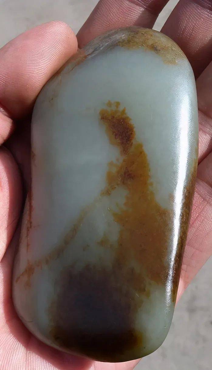 和田玉奇石,简直太有意思了_自然美_艺术_玉石