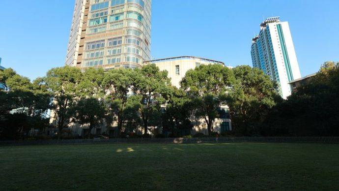 市中心老牌宾馆静安宾馆打开围墙,与市民游客共享绿地_静安寺街道_城市_公园