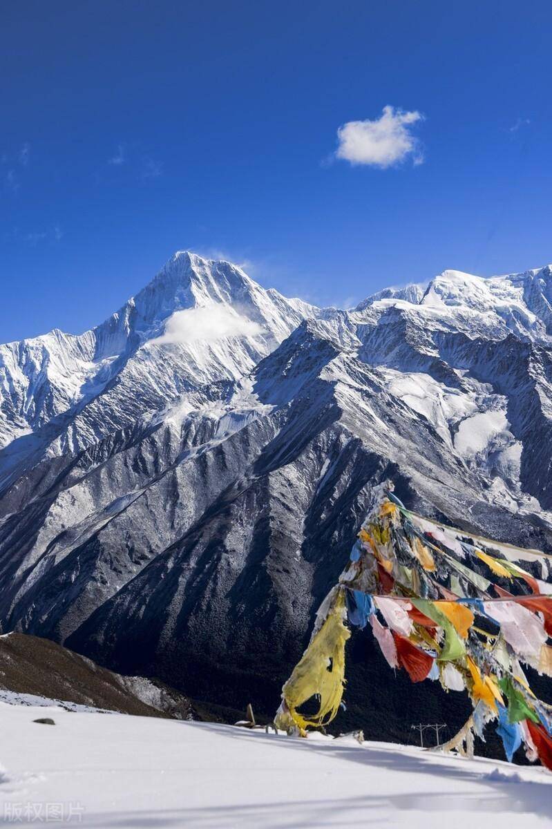 贡嘎雪山手机壁纸图片