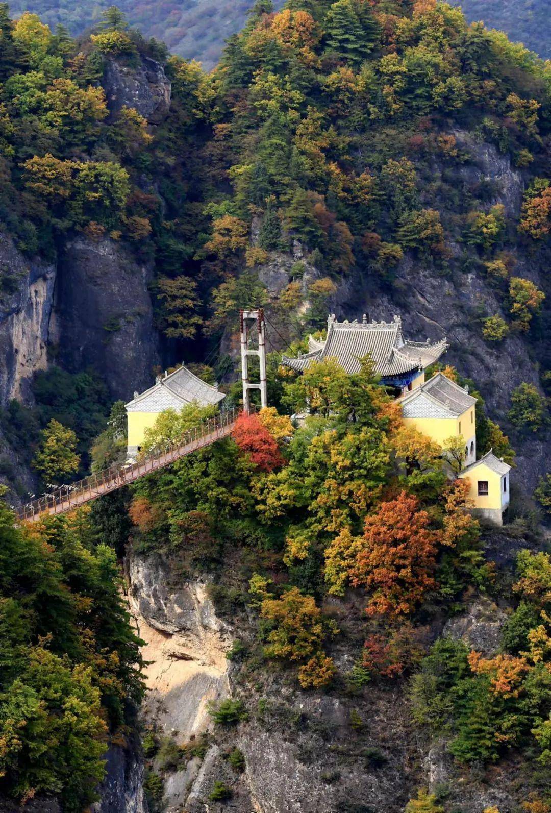 平凉崆峒山秋天的景色图片