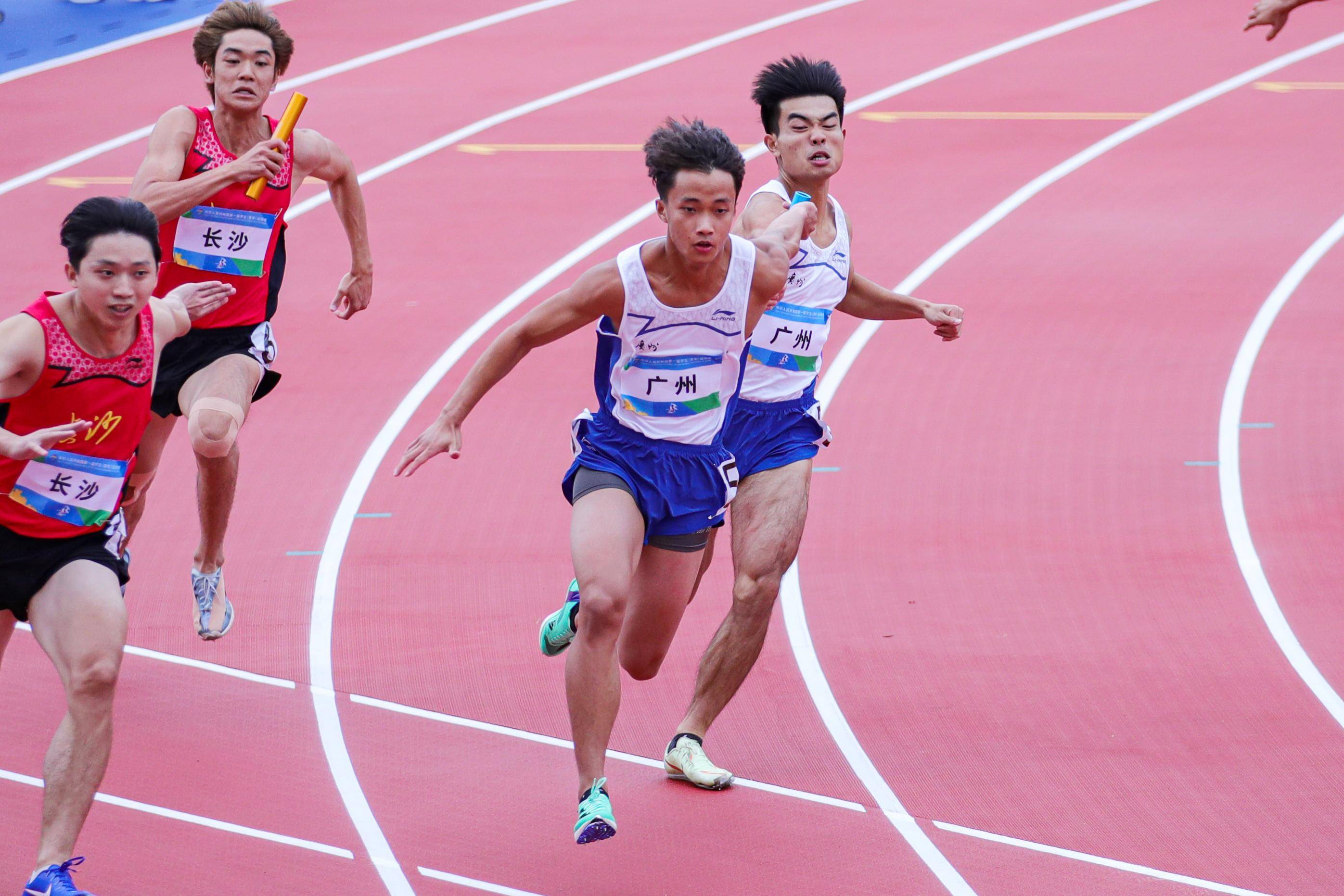 【学青会】短跑新星吴昊霖再夺冠!广州男子百米接力队夺金