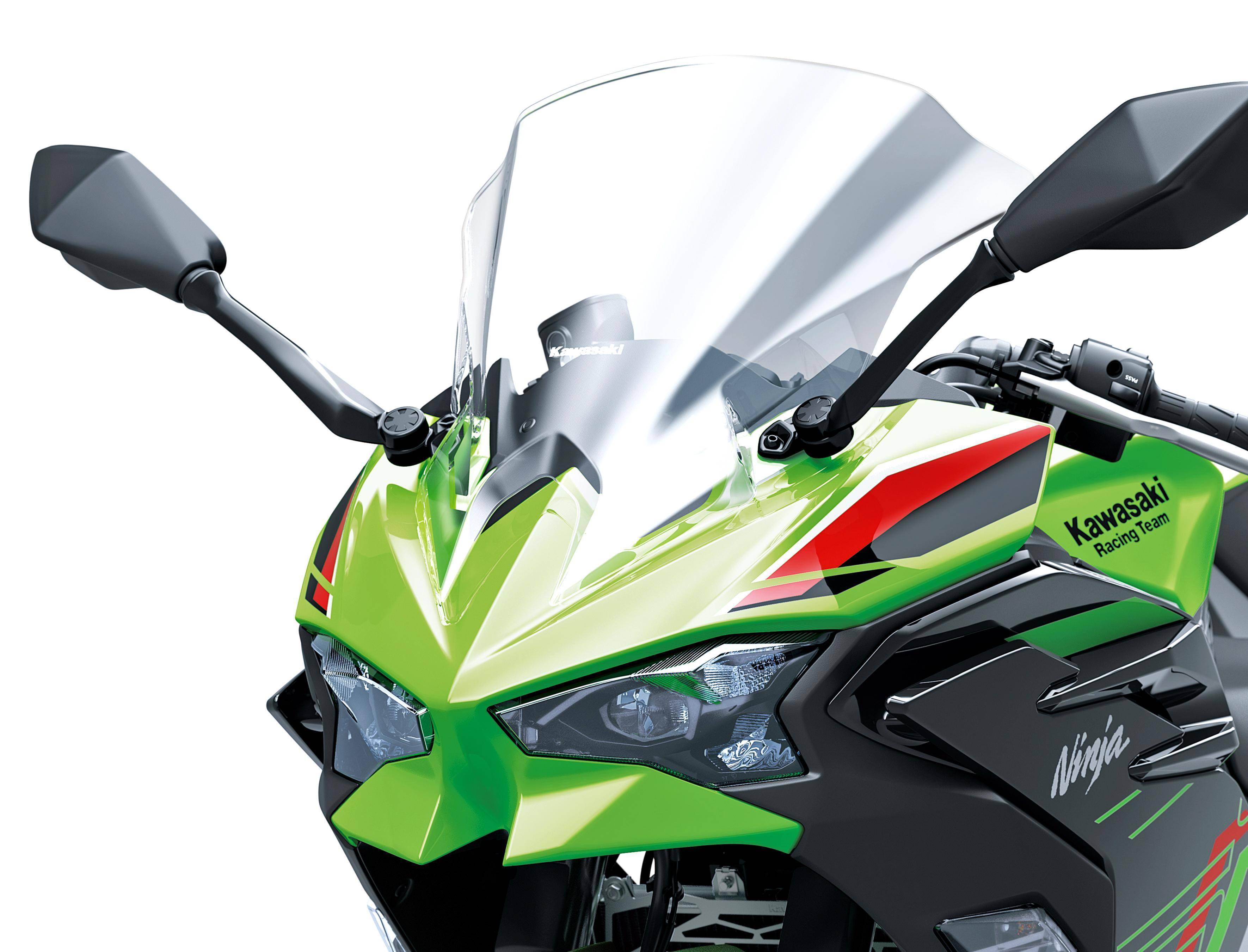 8,新型的全数字式仪表板(ninja 400 采用混合式的仪表板),骑行姿势